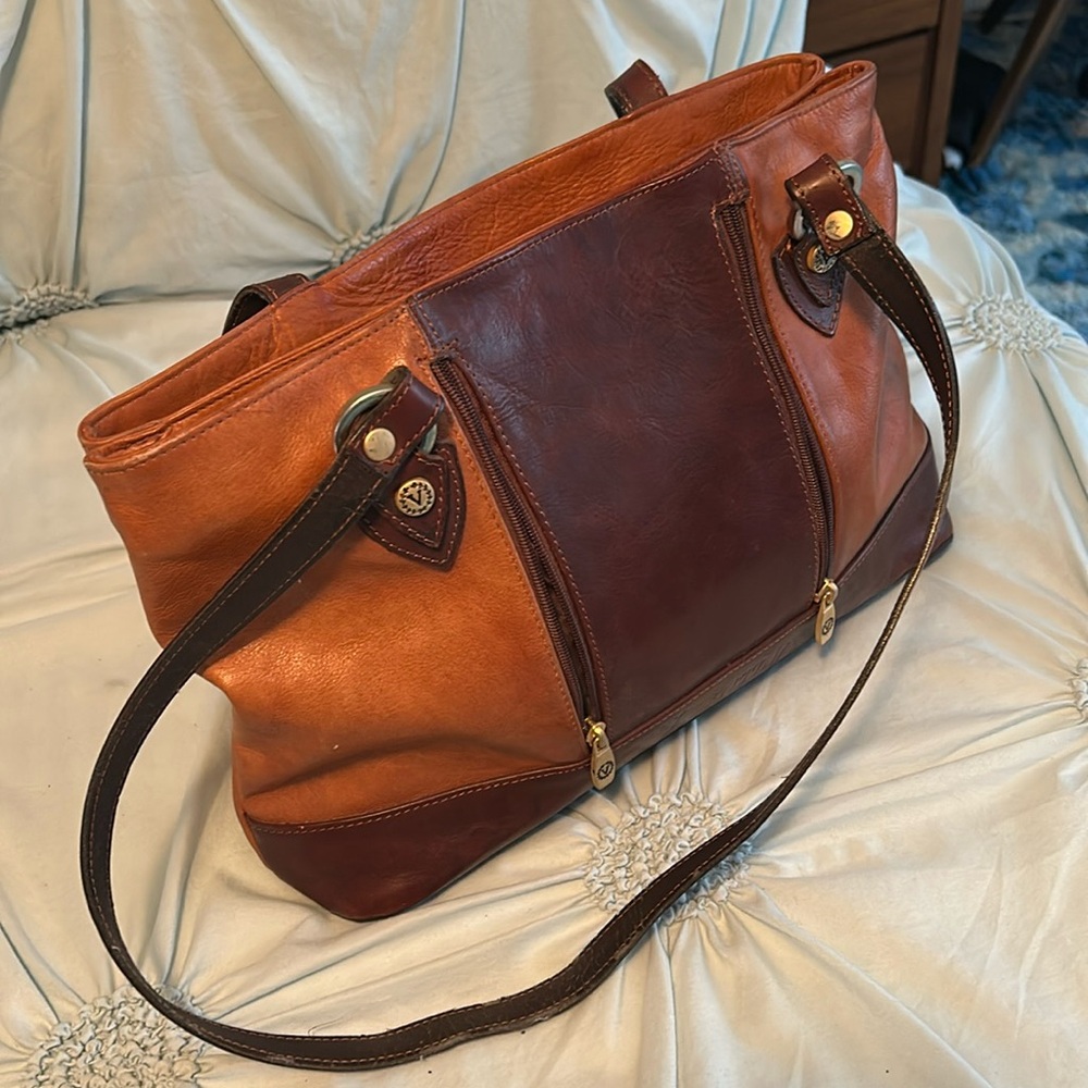 Nice and practical leather bag